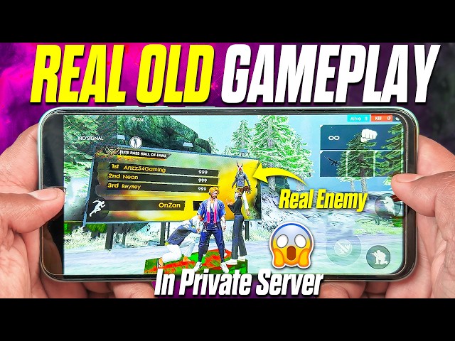 Real Old Free Fire Gameplay with Real Enemies in 2026 😱