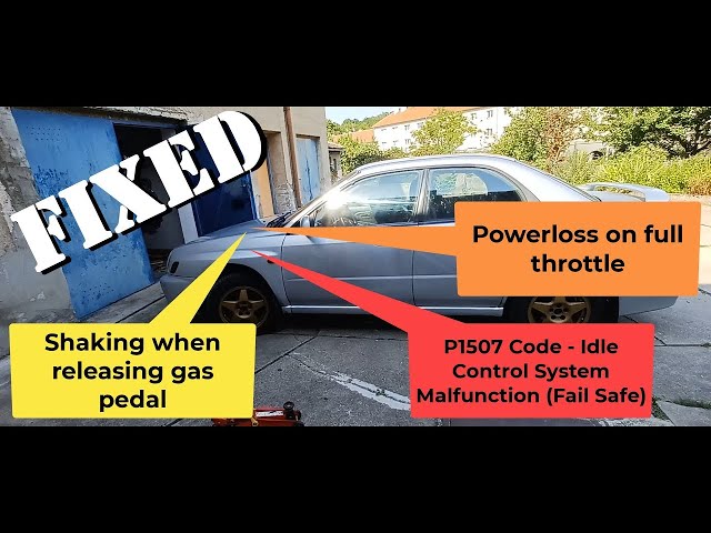 Fixing P1507 code on Subaru Impreza 92KW 2002