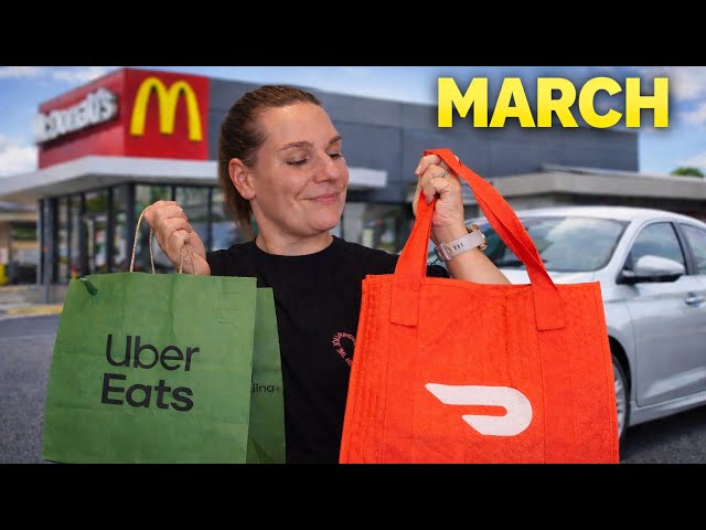 Uber Eats + DoorDash March Recap! Worth It?! 💰🔥