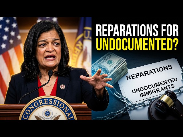 Rep. Jayapal Demands Reparations For Undocumented Immigrants #jayapal