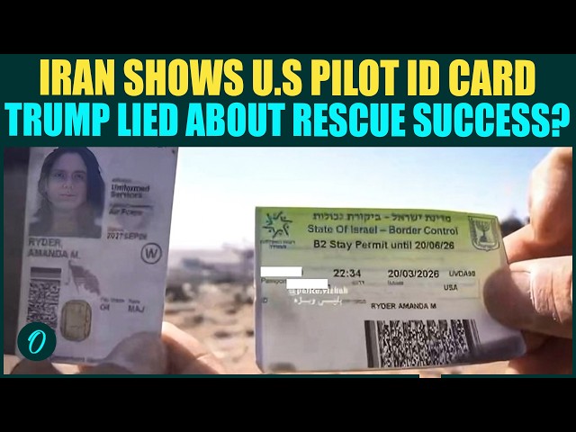 Iran FLAUNTS U.S Pilot ID Card Near F-15E Crash Site | Trump BOMBED His Own Soldiers During Rescue?