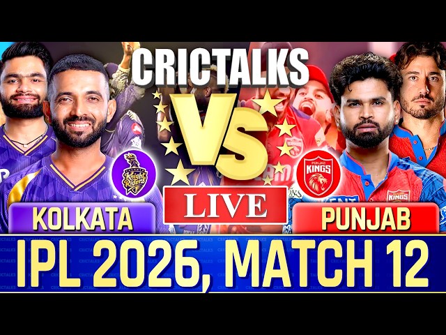 🔴 Live: KKR vs PBKS, Live Commentary | IPL 2026 | Cricket Live Match Score , 1st Innings