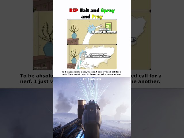 RIP Halt and Spray and Pray - Helldivers 2