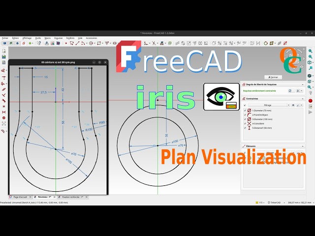 Iris, a plan viewer for FreeCAD