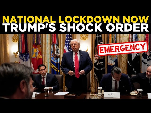 Live: Trump To America, 'Lockdown Now' – Immediate Order Sends Shockwaves Across Nation