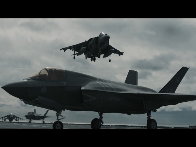 ALL ABOARD - Italian Aircraft Carrier ITS Cavour in the Mediterranean