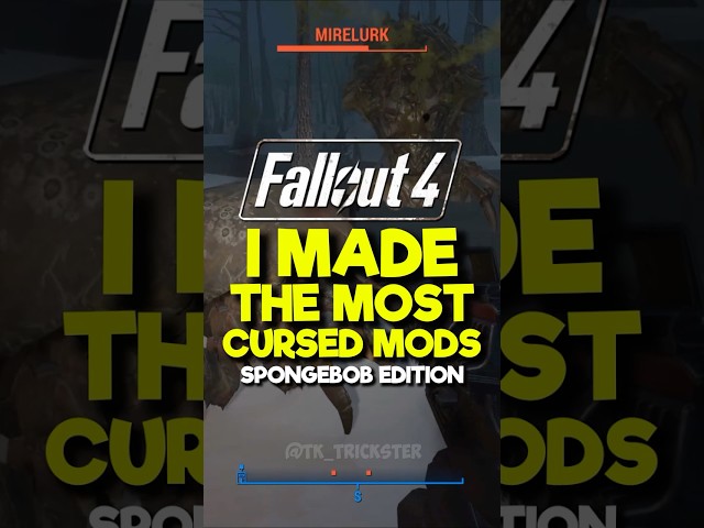 I Made CURSED Spongebob Fallout 4 Mods! #Fallout4