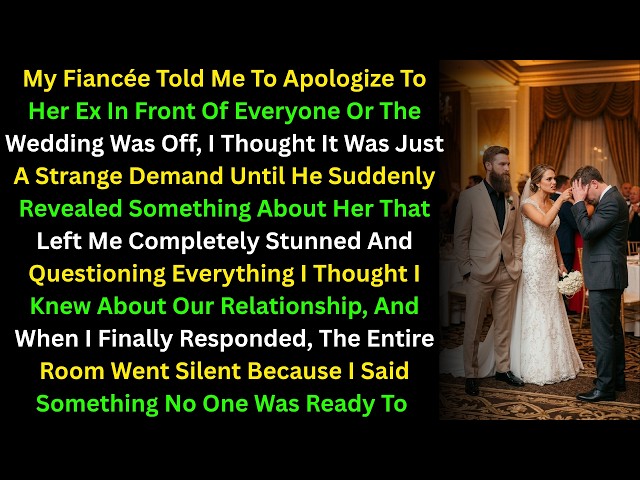 My Fiancée Told Me To Apologize To Her Ex In Front Of Everyone Or The Wedding Was Off, I Thought It