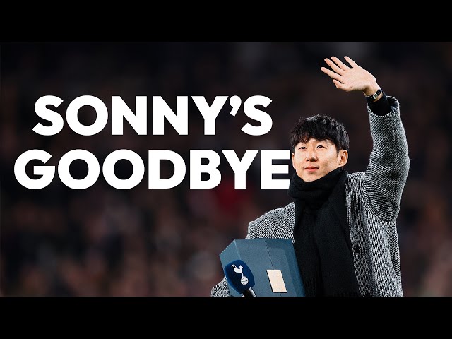 Sonny gives emotional farewell to Spurs fans at Tottenham Hotspur Stadium 🤍