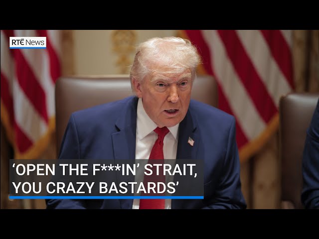 Trump posts expletive-laden warning to Iran over Strait