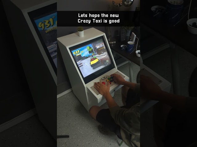 Dunkey reminded me how good #CrazyTaxi is #dreamcast #arcade #candycab #arcade #dunkey #diy