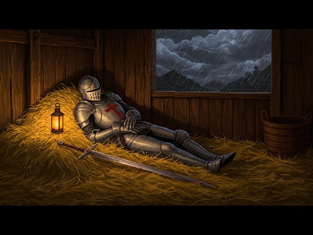 Finally, the rain...  a long-awaited rest