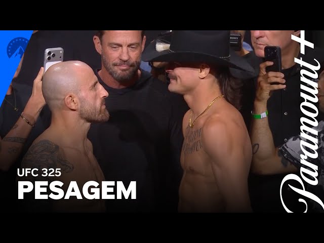 UFC 325 | Pesagem Completa | Volkanovski x Diego Lopes | Paramount Plus Brasil