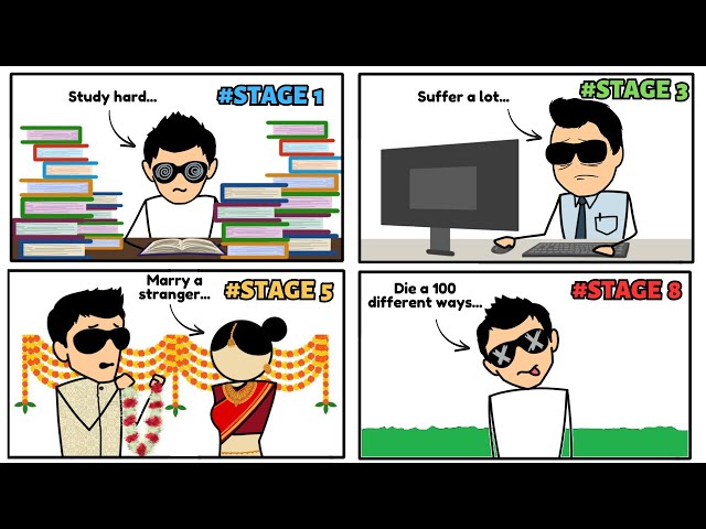 An INDIAN Life Explained in 8 Stages