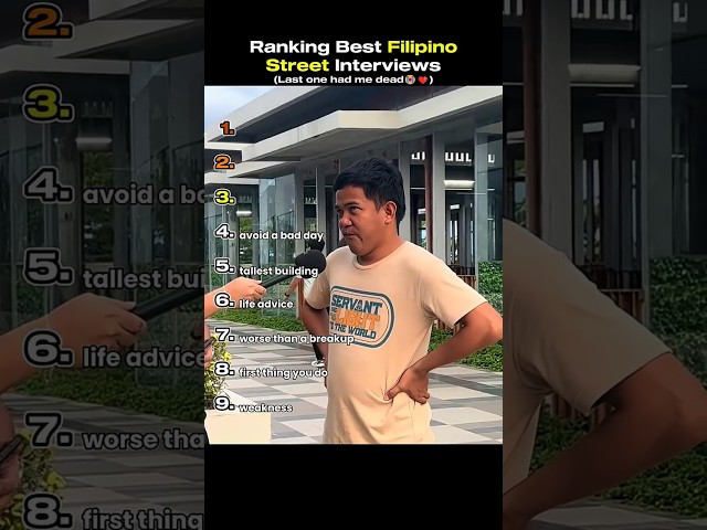 Ranking Best Filipino Street Interviews