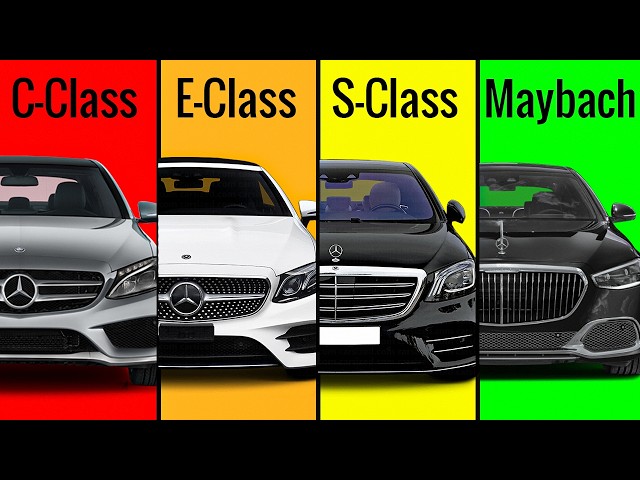 The 7 Levels of Mercedes Explained In 10 Minutes