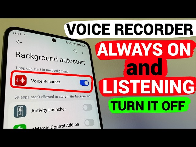 Hidden Voice Recorder on Your Phone Is Always On & Listening to You