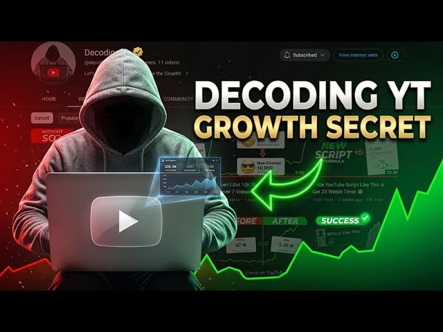 "DECODING YT" Growth Secret 🤫 How to Grow on YouTube Fast (2026)