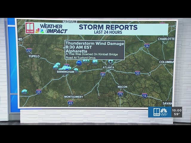 Travel weekend impacted at Atlanta Airport; latest forecast, storm updates
