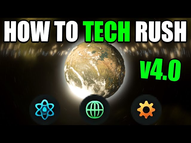 How To Tech Rush In Stellaris 4.0