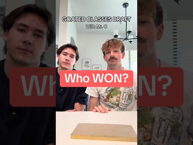 BEST CLASSES DRAFT‼️with Mr C! Part 2 #teacher #school #top10 #draft #ranking #class