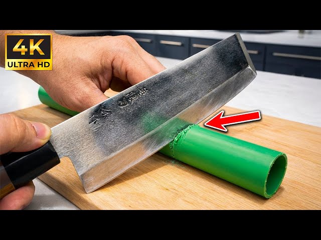Easy Way To Sharpen Knives With A Plastic Tube in Just 2 Minutes - This Tool Works Like Magic!