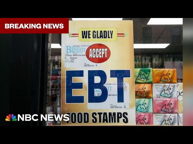 BREAKING: Federal judge orders Trump administration to fully fund November SNAP benefits