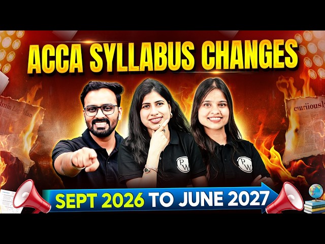 ACCA June / Sept 2026 Syllabus & Study Guide | Complete Paper Plan + Strategy