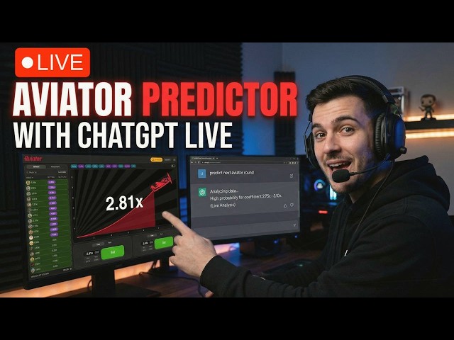 AI BROKE THE GAME — Aviator Predictor with ChatGPT Live