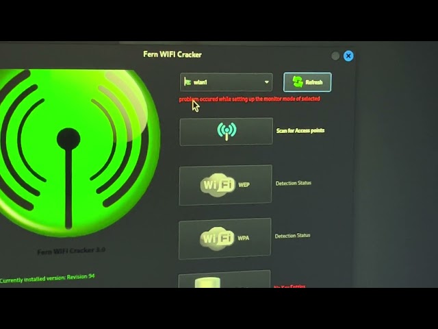 Fix 'Unable to Enable Monitor Mode' on Raspberry Pi 5 Kali + Fern WiFi Cracker Quickstart