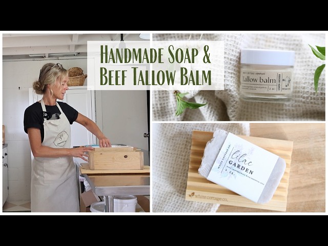 New Spa Product Ideas ~ Beef Tallow Balm~ Hot Process Soap