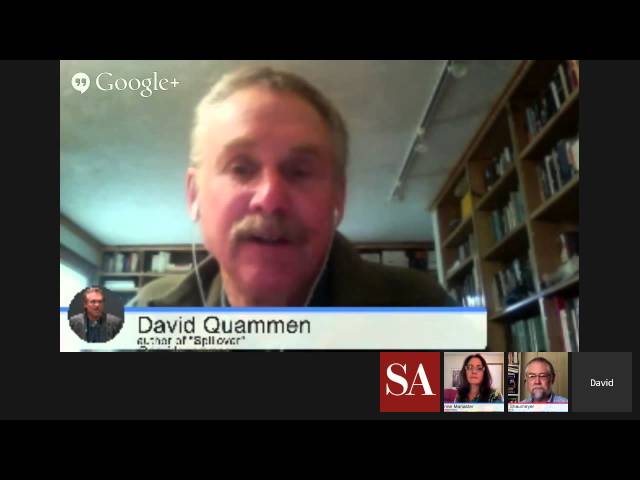 "Spillover: The Next Human Pandemic" - Hangout with Author David Quammen