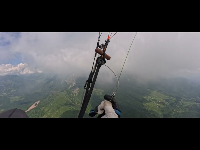 Tolmin paragliding, GoPro Anamorphic lens