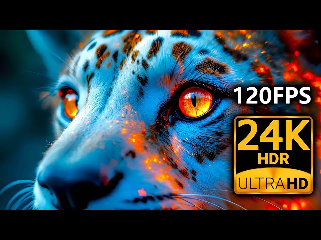 24K HDR 120FPS Dolby Vision Most COLORFUL Animal Life
