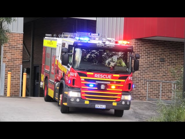 [Fire & Rescue NSW] Ropes Crossing RP078 Responding | MVA