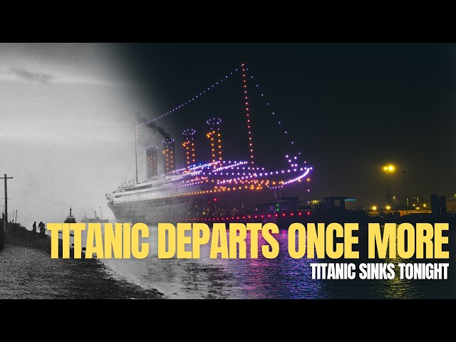 114 Years On, Titanic Rises Again: Full‑Scale Drone Ship Departs Belfast