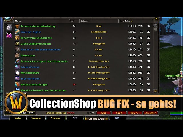 CollectionShop BUG FIX - so gehts!