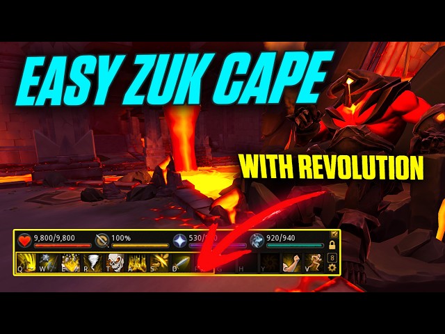 The Easiest Way To Get A Zuk Cape For Beginners! (Low Stats, Full Revolution, Melee)