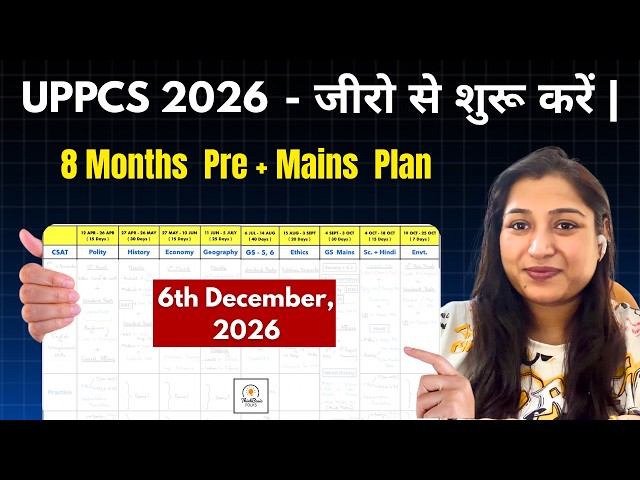 UPPSC 2026 Strategy | Clear the exam in one go without coaching #uppcs #uppcs2026