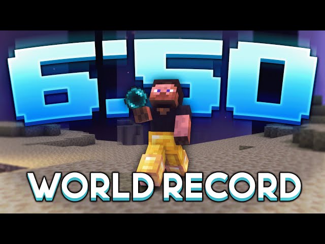 MINECRAFT WORLD RECORD (6:50)