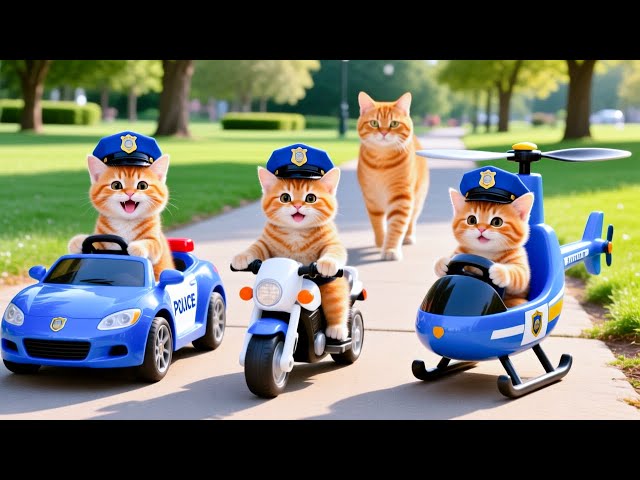 Mama Cat Trims Fur on the Farm and Makes Tiger Hat For Kittens At Home🐾🎩🐯