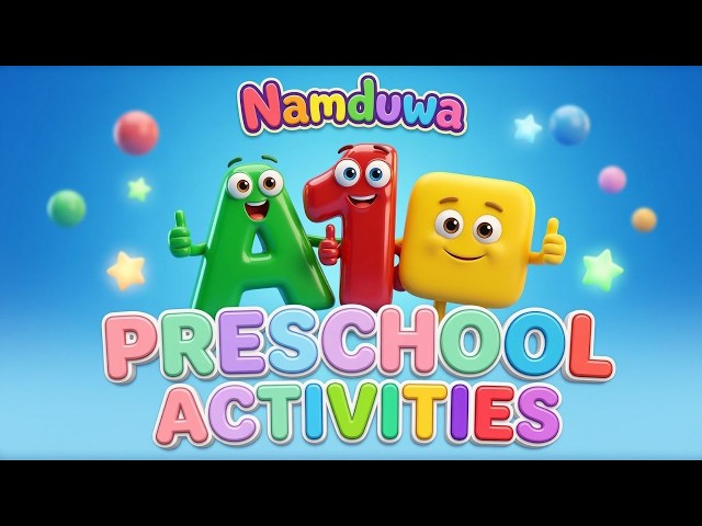 Preschool Learning Activities for 3 Year Olds, Easy Ways to Learn ABC Phonics Shapes Numbers Colors