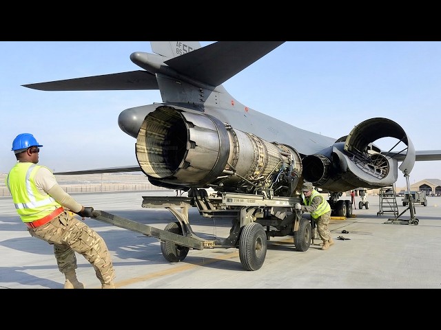 How the US Air Force Repairs Its Most Feared Supersonic Bombers’ Engines