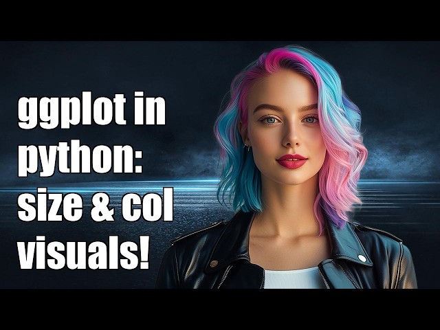 ggplot in python: plot size and color