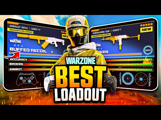 the BEST *BROKEN* BUFFED META LOADOUT in Warzone after the NEW UPDATE! (Best EGRT Class Setup)