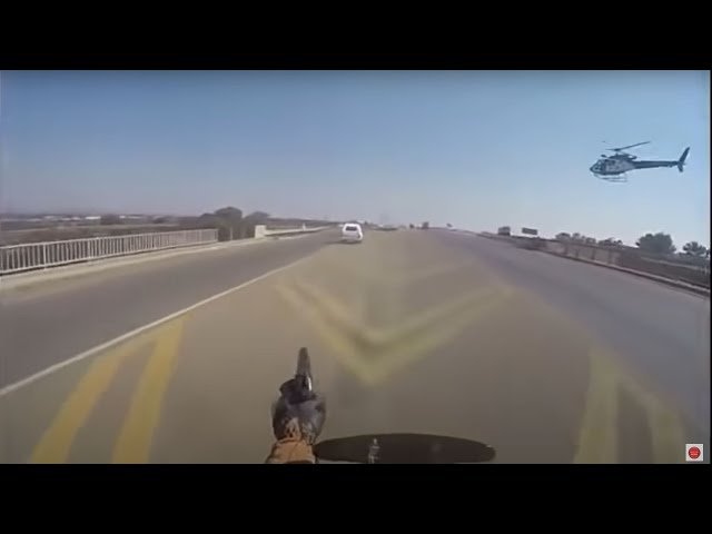 Highspeed Chase and shootout with stolen vehicle