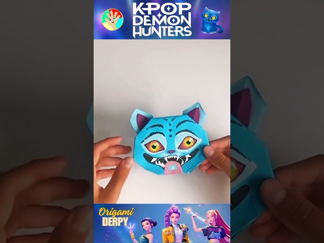 ORIGAMI DERPY - KPOP DEMON HUNTERS - Handy Art #origami #kpopdemonhunters #derpy