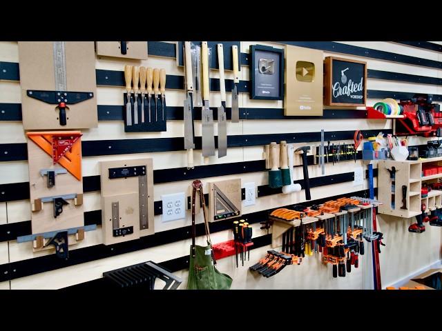 I Built A MASSIVE French Cleat Wall In My Garage Shop