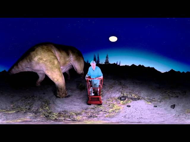 360° meet the largest dinosaur ever discovered - Attenborough and the Giant Dinosaur - BBC