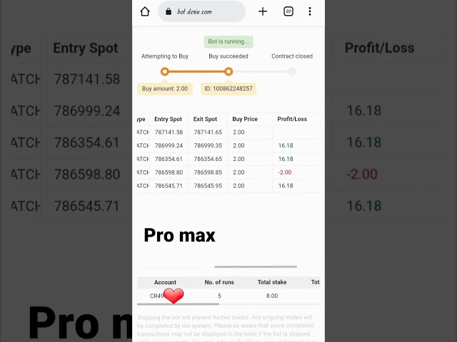 BINARY BOT🤖📊 DIGIT MATCH❤